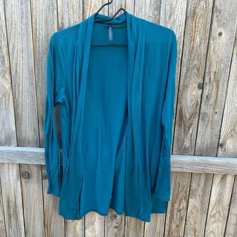 Rags & Couture shawl cardigan open top long sleeve size large